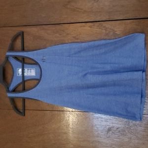 The North Face slim-fit racerback tank top, size L.